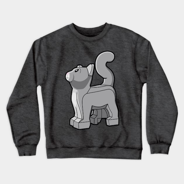 LEGO Cat (Light Grey) Crewneck Sweatshirt by schultzstudio